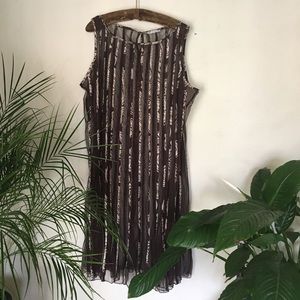 Sandra Darren Sheer Dress